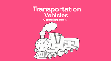 Free Printable Transportation Vehicles Colouring Book