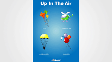 Up in the Air Chart for Kids