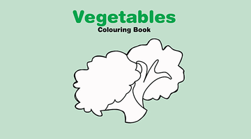 Free Printable Vegetables Colouring Book
