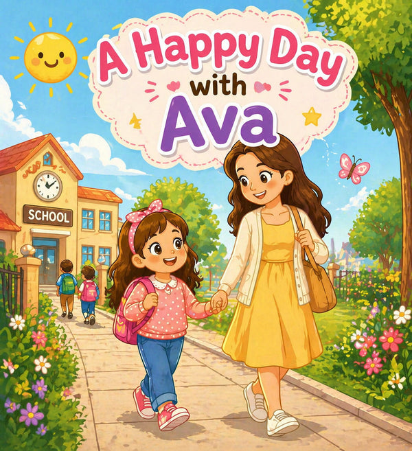 A HAPPY DAY WITH AVA | Free Children Book from Monkey Pen