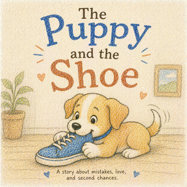 THE PUPPY AND THE SHOE | Free Children Book from Monkey Pen
