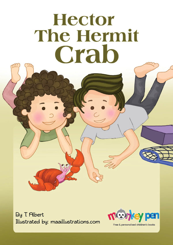 Hector the Hermit Crab - Free Children's Story book Coverpage
