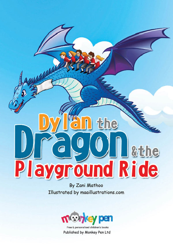 Dylan the Dragon - Free Children's Story book Coverpage