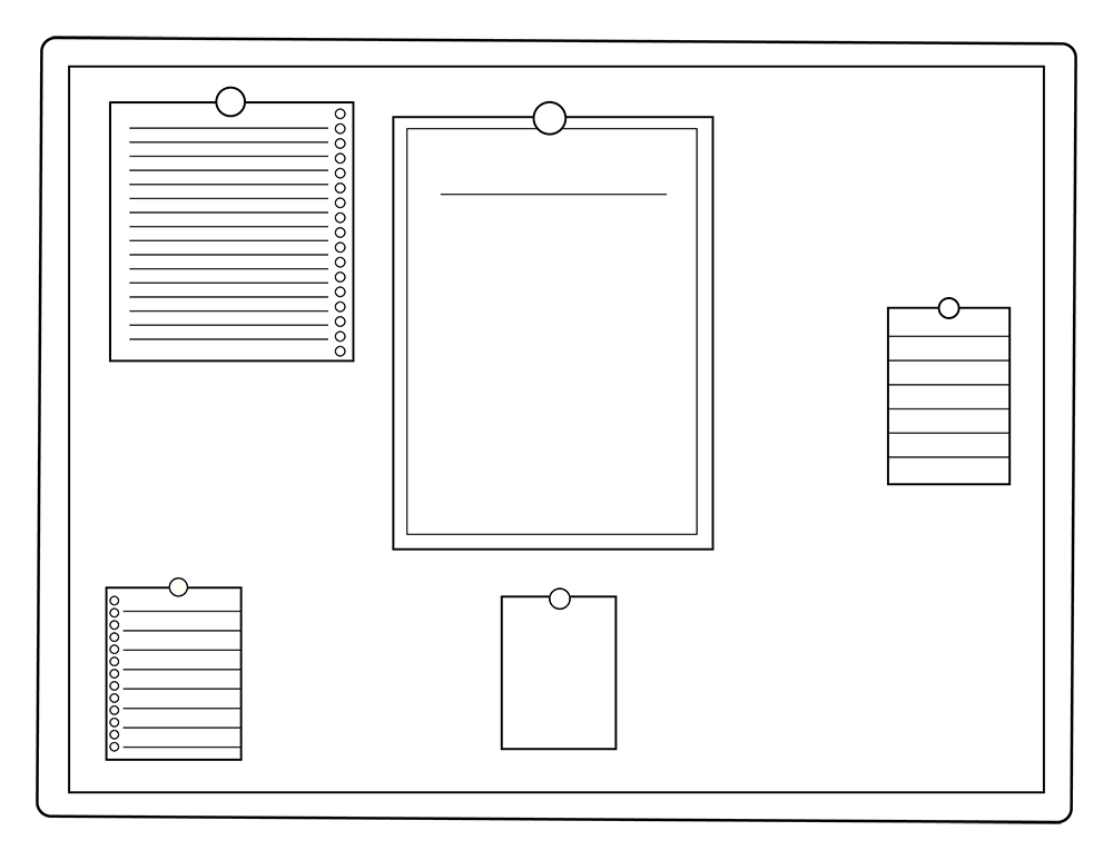 Board Color In Classroom Bulletin Board Coloring Page
