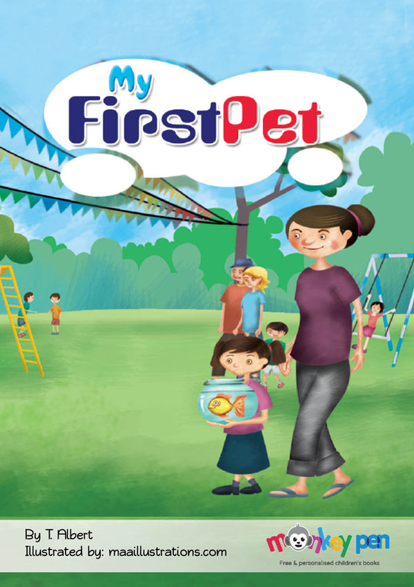 My First Pet - Free Children's Story book Coverpage