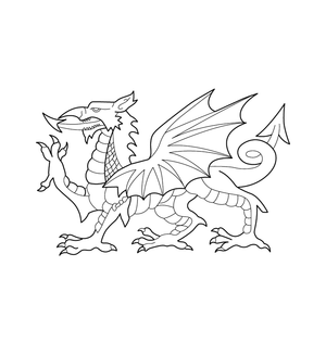 Dragon Coloring Page– fun and educational printable for children