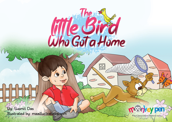 The Little Bird Who Got A Home - Free Children's Story book Coverpage