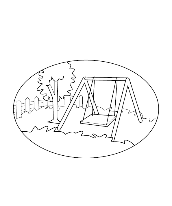 Park Coloring Picture