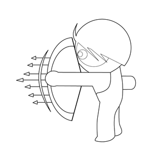 Archery  Bow And Arrow  coloring page – fun and educational printable for children