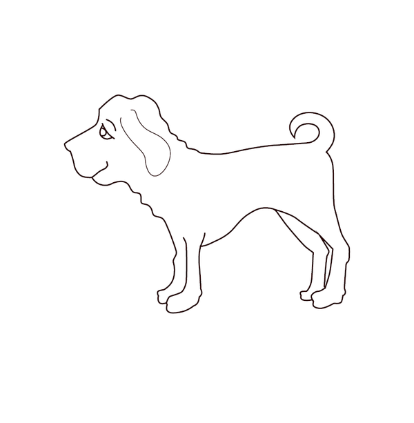 Dog coloring page – fun and educational printable for children