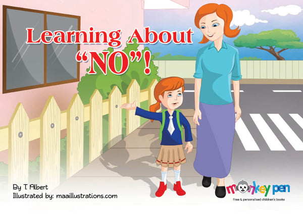 Learning About "No" - Free Children's Story book Coverpage