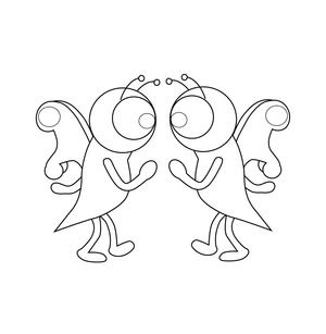 Butterfly  coloring page – fun and educational printable for children