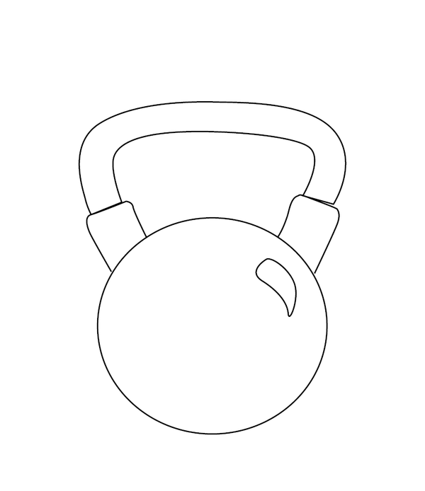 Exercise Equipments Coloring Book