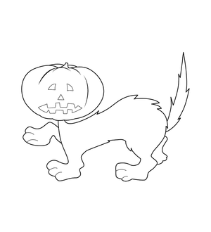 Halloween Coloring Picture for Kids