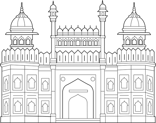 India Coloring Book
