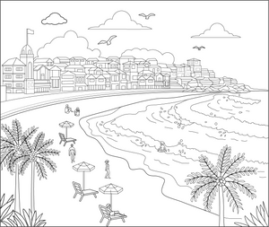 Bondi Beach Coloring Page – fun and educational printable for children