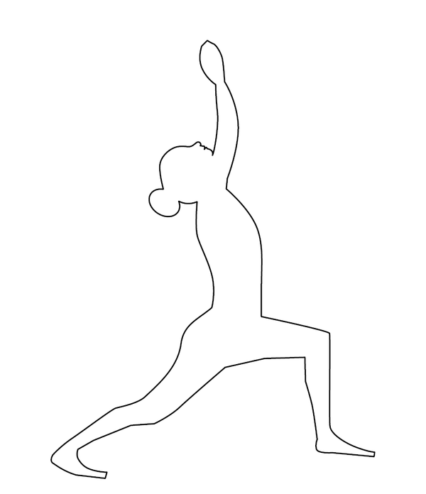 Yoga Postures Coloring Book
