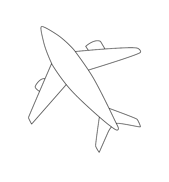 Aeroplane Coloring Page