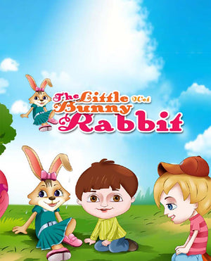 The Little Wet Bunny Rabbit - Free Children's Story book Coverpage