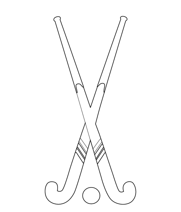 Sports Items Coloring Book
