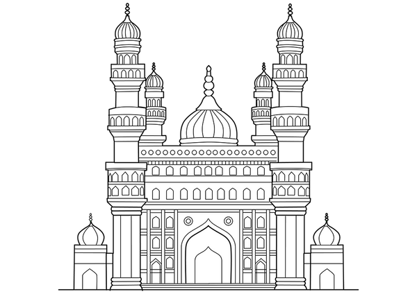 India Coloring Book