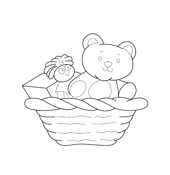 Teddy Bear Coloring Image