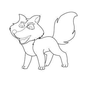 Fox  coloring page – fun and educational printable for children