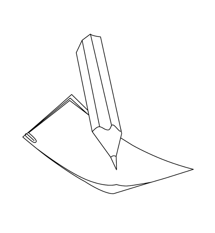Simple Drawings Coloring Printable PDF File