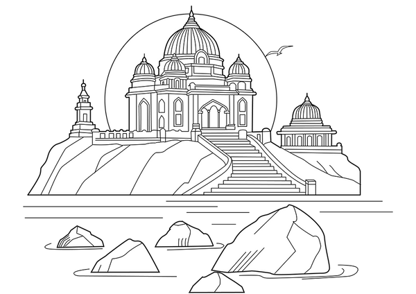 India Coloring Book