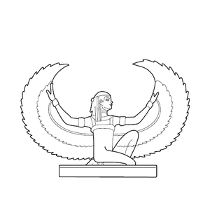 Egyptian Angel Image