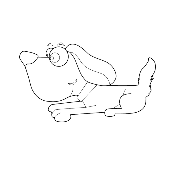 Free Printable Dog coloring page – fun and educational printable for children