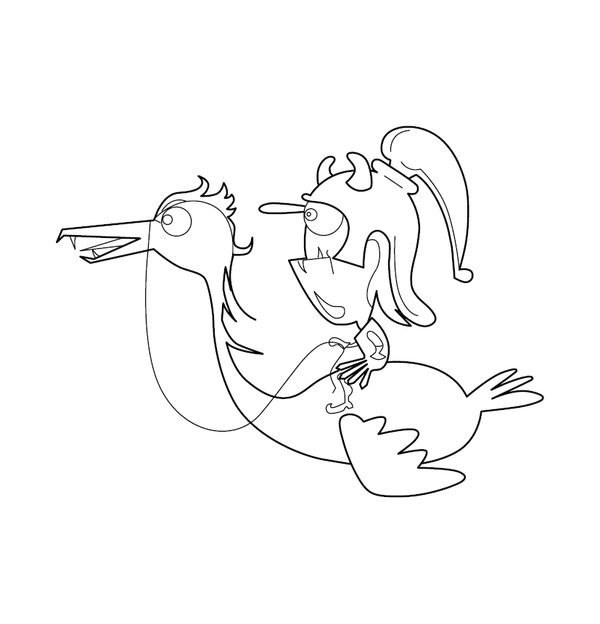 Fiction Coloring Book