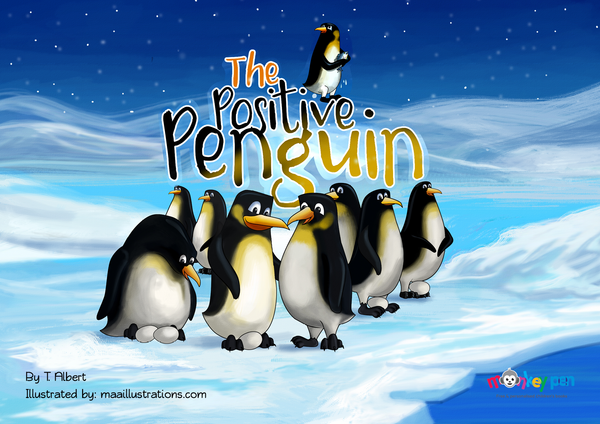 The Positive Penguin  - Free Children's Story book Coverpage