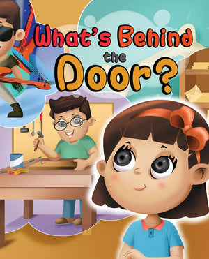 What's Behind the Door - Free Children's Story book Coverpage