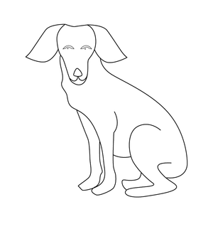 Dog coloring page – fun and educational printable for children