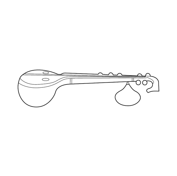 Veena Coloring page – fun and educational printable for children