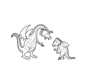 Dragon Coloring Picture