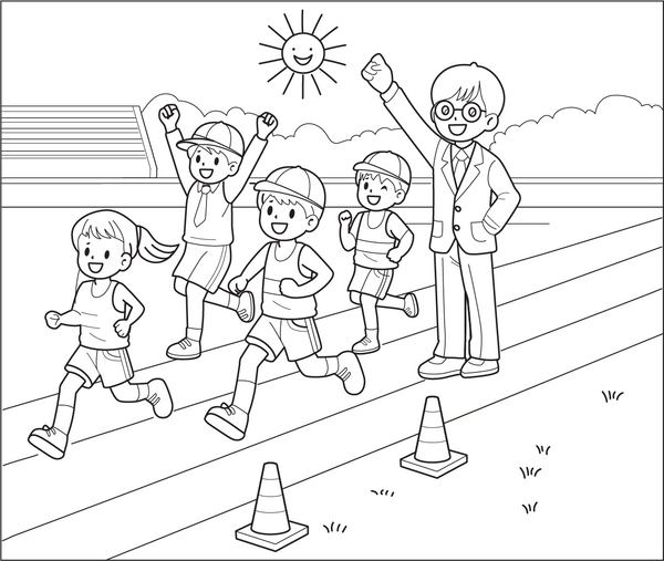 Printable School Coloring Book
