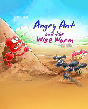 Angry_Ant_and_the_Wise_Worm - Free Children's Story book Coverpage