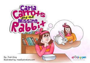 Carla Carrots And The Missing Rabbit  - Free Children's Story book Coverpage