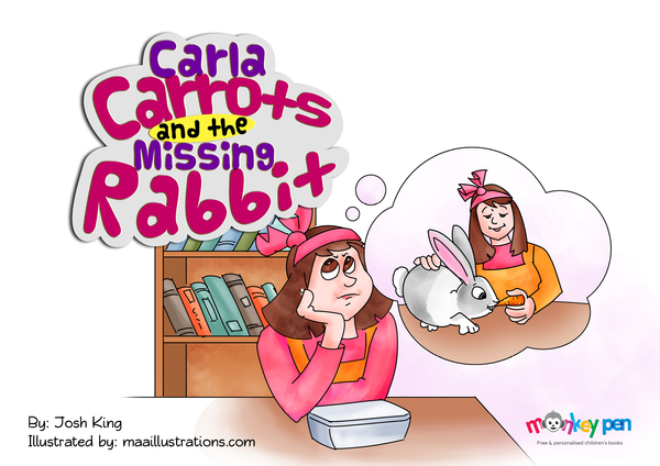 Carla Carrots And The Missing Rabbit  - Free Children's Story book Coverpage