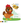 A cheerful chicken and buzzing bee in a colorful farmyard scene, designed as a color-by-number worksheet. This educational PDF is free to download and helps children build number and color recognition through nature-themed fun.

