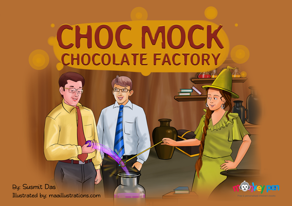 Choc Mock Chocolate Factory  - Free Children's Story book Coverpage