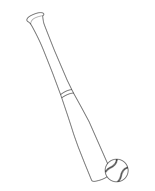 Sports Items Coloring Book