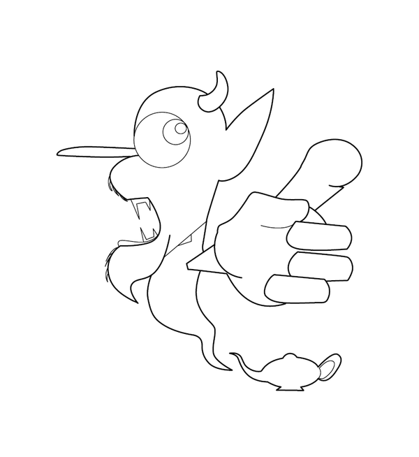 Fiction Coloring Book