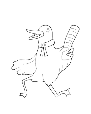 Chicken Coloring Page