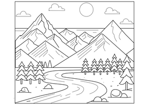 Himalayas coloring page – fun and educational printable for children