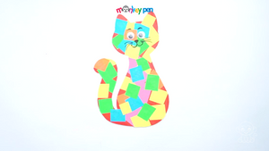 Paper Cutting Cat Step 11