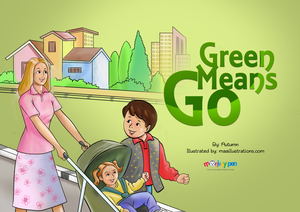 Green Means Go   - Free Children's Story book Coverpage
