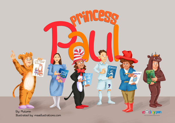 Princess Paul - Free Children's Story book Coverpage